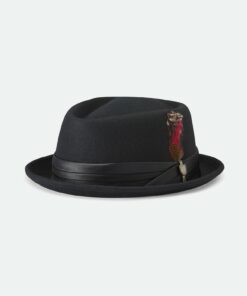 Stout Pork Pie-Black/Black